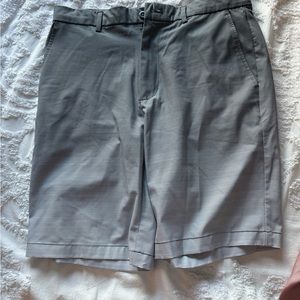 Greg Norman Grey Stripe Golf Short